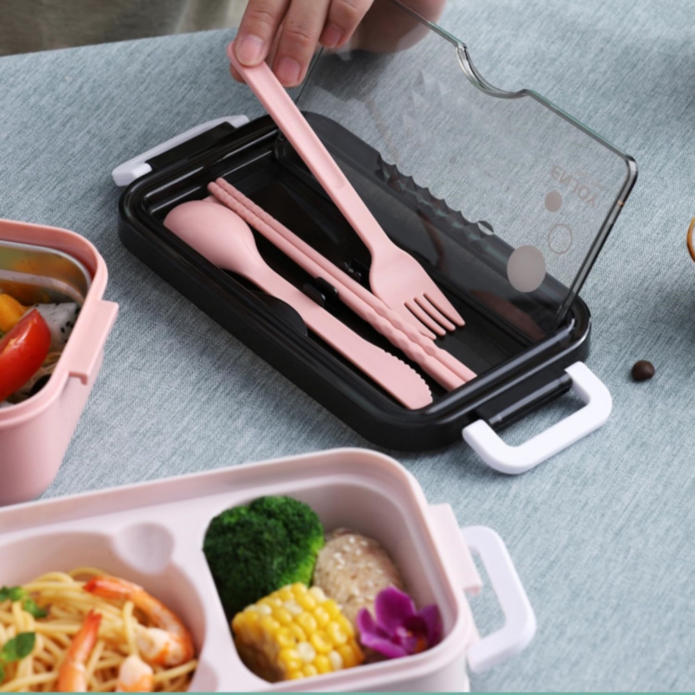 1 szt. Pudełko na lunch dwuwar – Food Storage With Compartments recenzja i cena