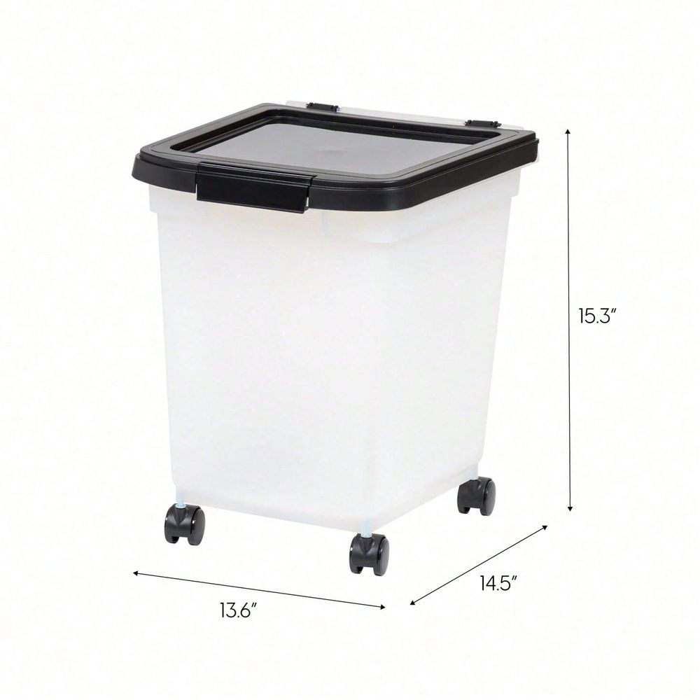Przezroczyste plastikowe wiadr – Food Storage No Plastic recenzja i cena