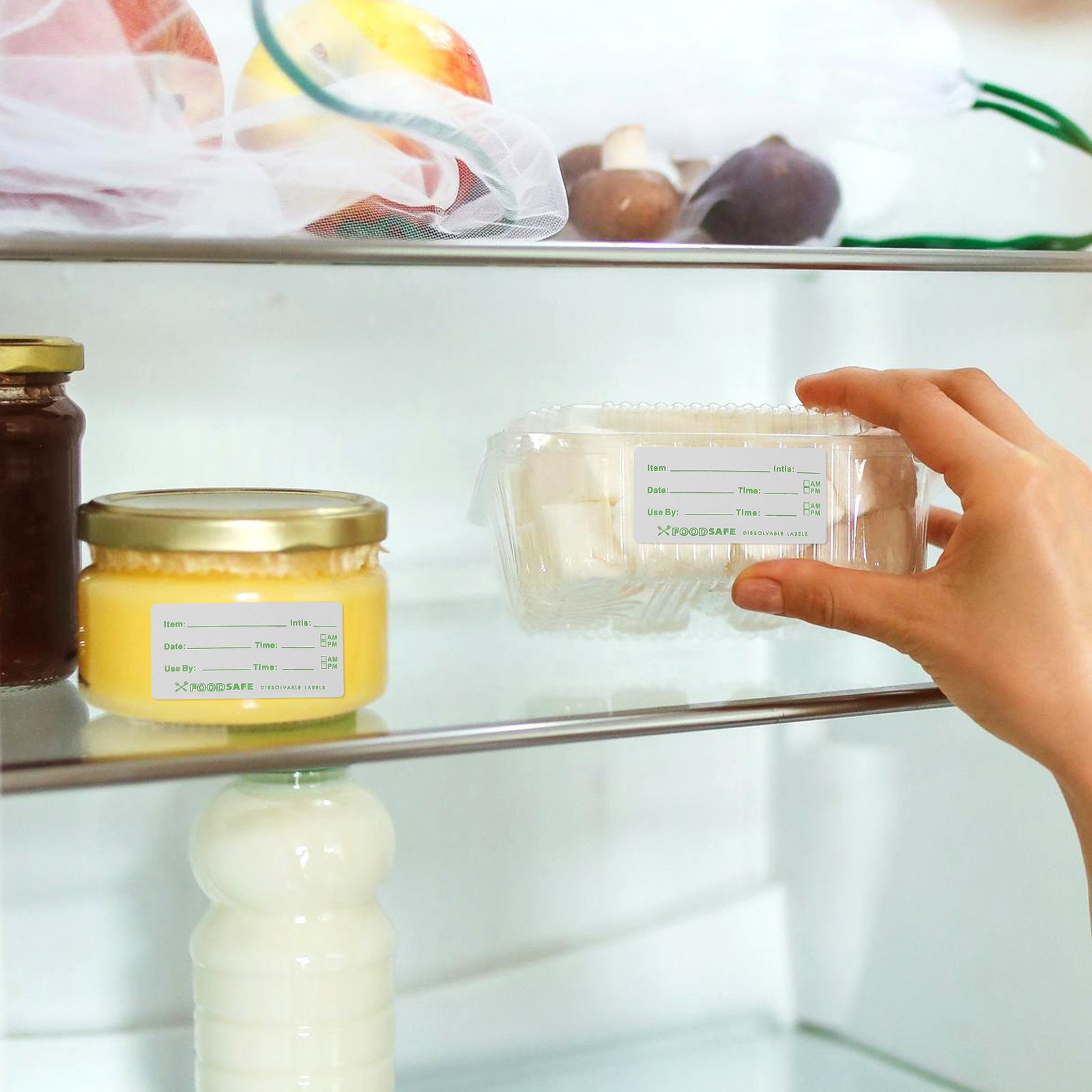 1 rolka małych naklejek z datą – Food Storage Labels recenzja i cena