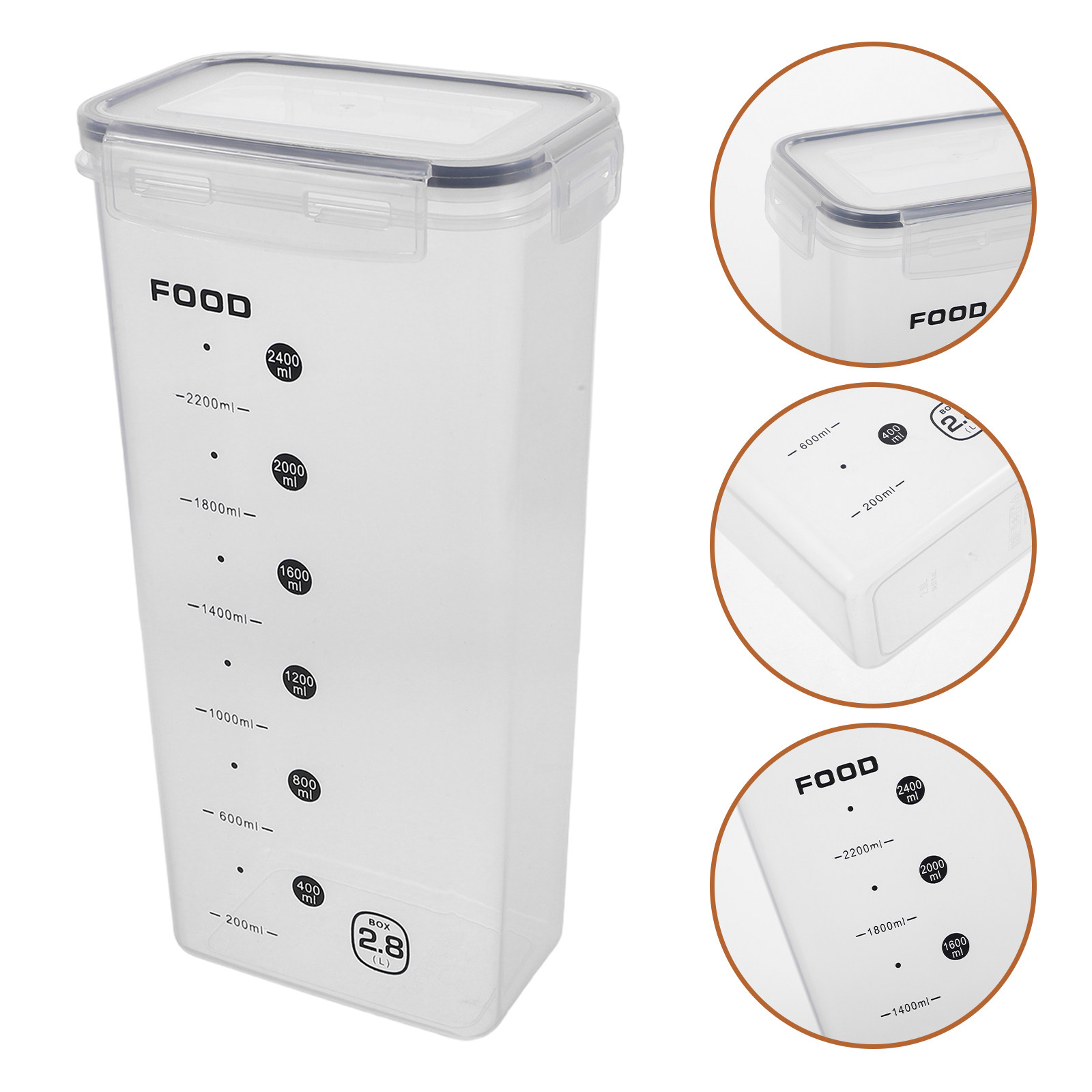2 sztuki przezroczystych pojem – Food Storage Dispenser recenzja i cena