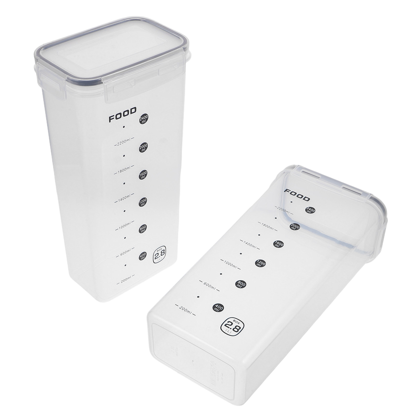 2 sztuki przezroczystych pojem – Food Storage Dispenser recenzja i cena