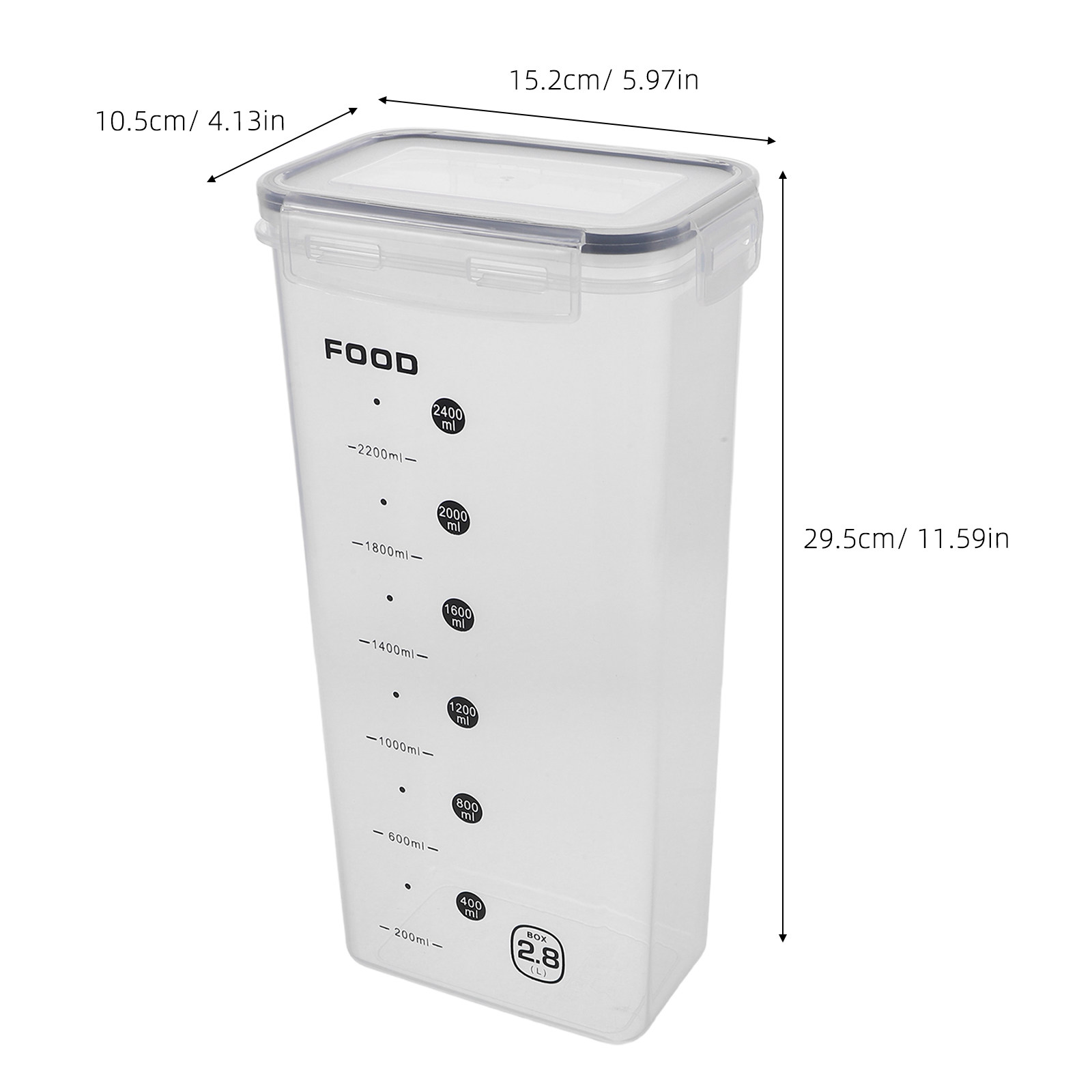 2 sztuki przezroczystych pojem – Food Storage Dispenser recenzja i cena
